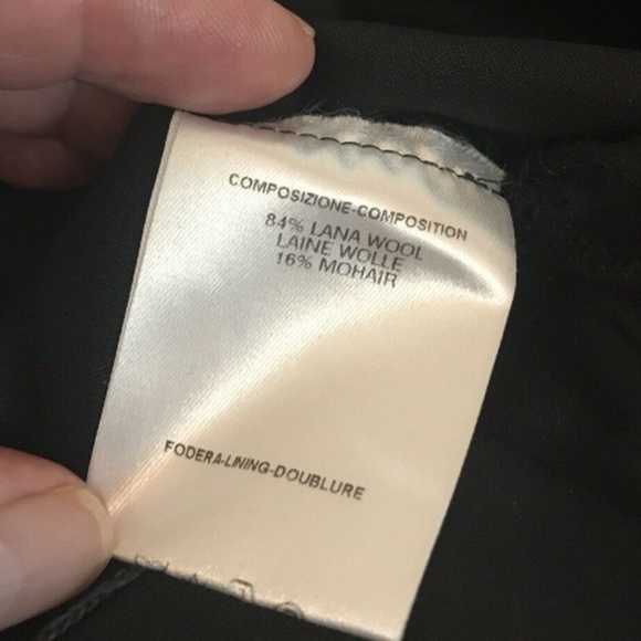 Gucci 40 Pants Ladies S/6 Black Wool Mohair Summer - Picture 5 of 6